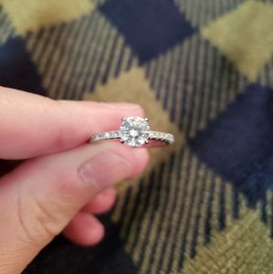 QVC Diamonique ring